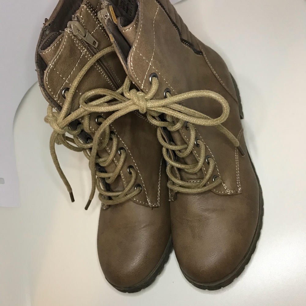 Laced Combat Boot